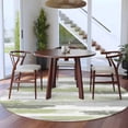 thumbnail image 3 of Round Rugs 5Ft, Green Abstract Round Area Rug Washable Indoor Throw Carpet, Grey Modern Mottled Art Oil Painting Soft Non Slip Circle Rug for Cabinet Bathroom Home Decor Aesthetic, 3 of 8