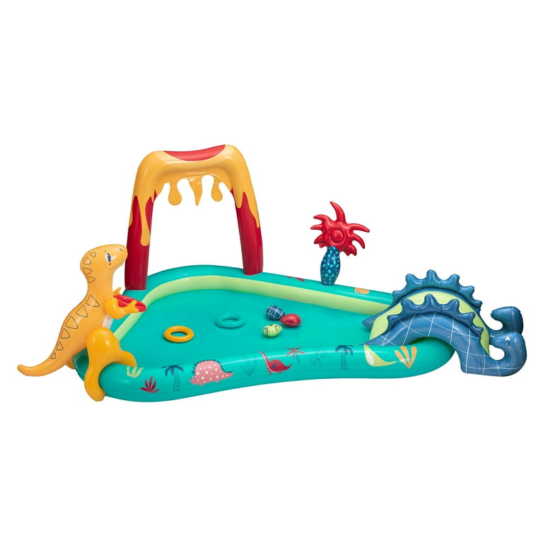 Dinosaur on sale inflatable pool