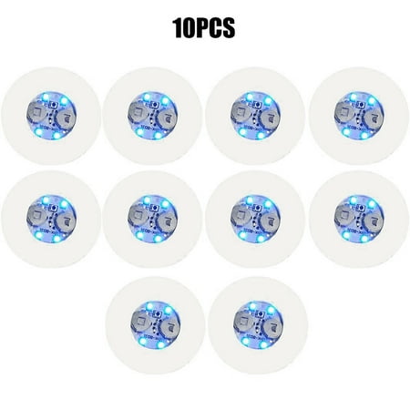 

Flat 3 Modes LED Coasters Battery Powered Foam Core Board Color Changing Party