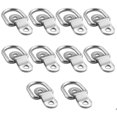 thumbnail image 1 of 10 Pieces Eye Board Trailer Strapping Buckle Hook Strapping Buckle Body 20 Screw Clamp Rings, Forged, Strapping Rings for Securing Loads of Trailer, Truck, Boat, Car, Kayak, 1 of 5