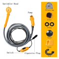 thumbnail image 5 of Douche de Camping avec Seau d'Eau Pompe 12 V Randonnée Voyage Extérieur Bain Électrique Spectacle Arrosage des Plantes, 5 of 5