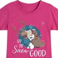 thumbnail image 3 of Frozen - Winter - Up To Snow Good - Toddler & Youth Girls Short Sleeve Graphic T-Shirt, 3 of 5