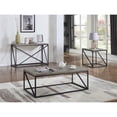 thumbnail image 7 of Pemberly Row Farmhouse Wood Square End Table with Metal Base in Gray, 7 of 7
