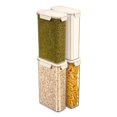 thumbnail image 1 of Sorbus 4-Pack Tall Narrow Food Storage Containers with Lids, Clear, Stackable, 1 of 8