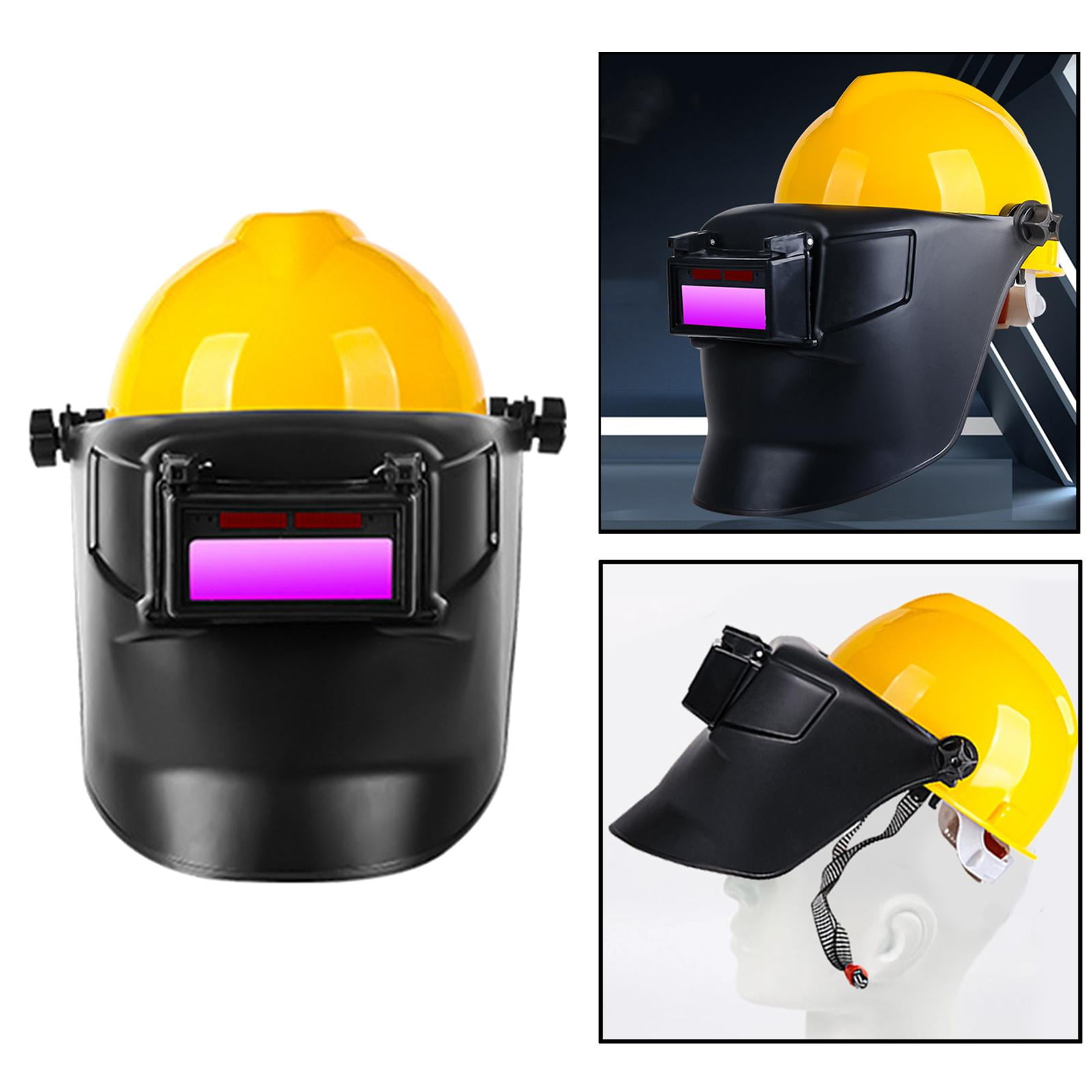 Fzaqwen Professional Auto Darkening Welding Helmet Splash Proof Face Protector, for Mig