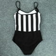 thumbnail image 3 of Babysbule Womens Swimsuits Clearance Women's Bikini Striped Slim One-piece Swimsuit, 3 of 6