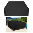 thumbnail image 3 of QualitChoice SPA Swimming Pool Bathtub Dust Cover 244x244x90cm Garden black Waterproof, 3 of 6