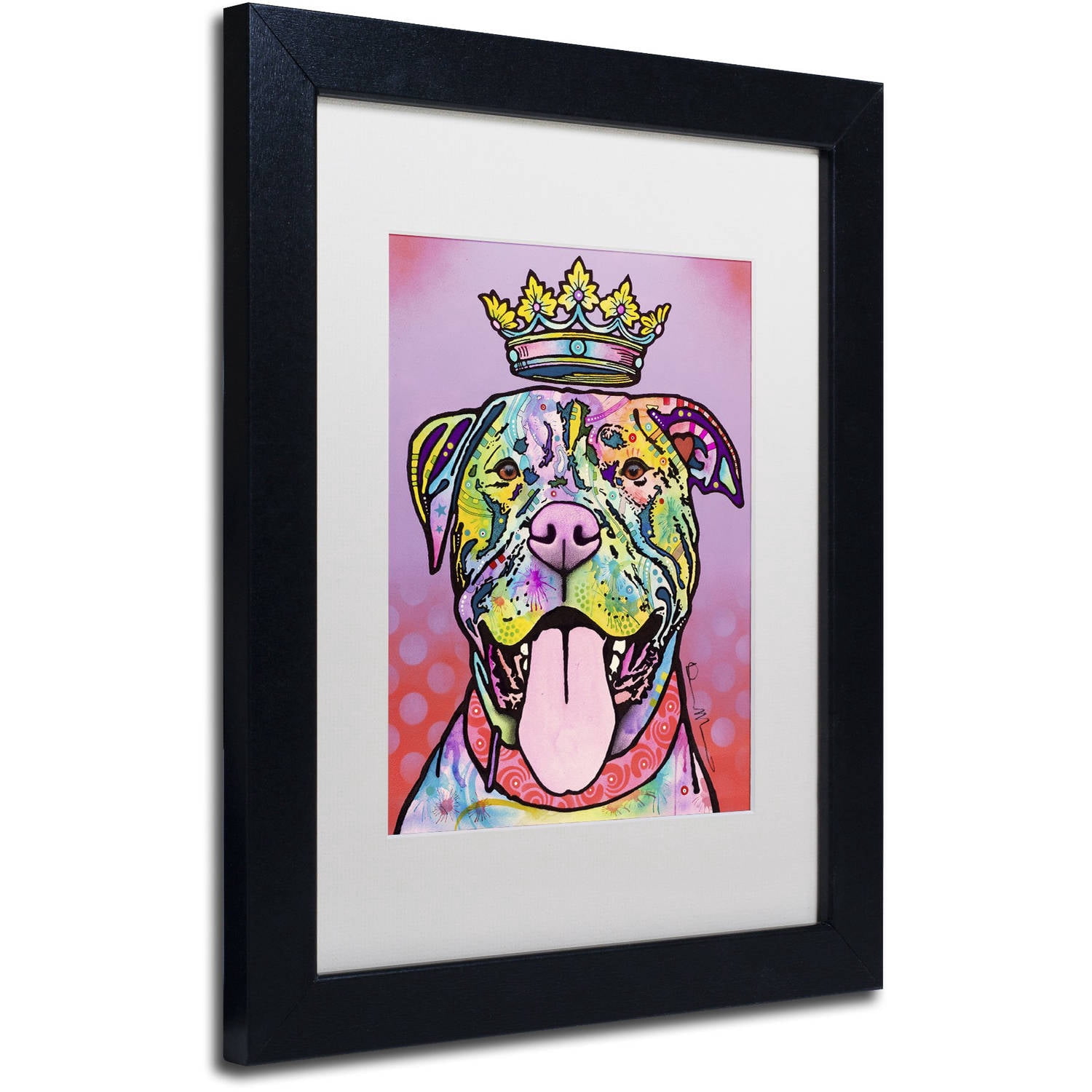 Trademark Fine Art "Imperial" Canvas Art by Dean Russo, White Matte, Black Frame