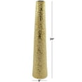 thumbnail image 4 of DecMode 39" Tall Gold Ceramic Vase with Bubble Texture, 4 of 12