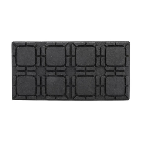 Camco RV Leveling Block Non Slip Pad | Flexible Material is Great for Uneven Surfaces | Black (44601)