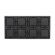 Camco RV Leveling Block Non Slip Pad | Flexible Material is Great for Uneven Surfaces | Black (44601)