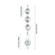 thumbnail image 2 of Juego de jarrones decorativos de plástico transparente y portavelas | 30 piezas para centros de mesa de bodas y hoteles | Soportes florales de 12 cm para eventos, 2 of 6