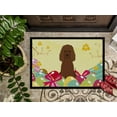 thumbnail image 3 of Carolines Treasures BB6063JMAT 24 x 36 in. Easter Eggs Irish Water Spaniel Indoor or Outdoor Mat, 3 of 4