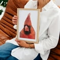 thumbnail image 5 of Cardinal portrait 2 - Photography Bird Wildlife Nature Animal Portrait Scenic Minimalist Unframed Wall Art Print 18 x 24 inches, 5 of 16