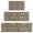 German Shepherd Dog-1, variant on German Shepherd Dog and Footprint Kitchen Rugs Sets Of 3,Kitchen Runner Rugs Non Skid Washable,Decorative Kitchen Floor Mats for Kitchen,Sink,Laundry,17"x30"+ 17"x47" + 17"x59"