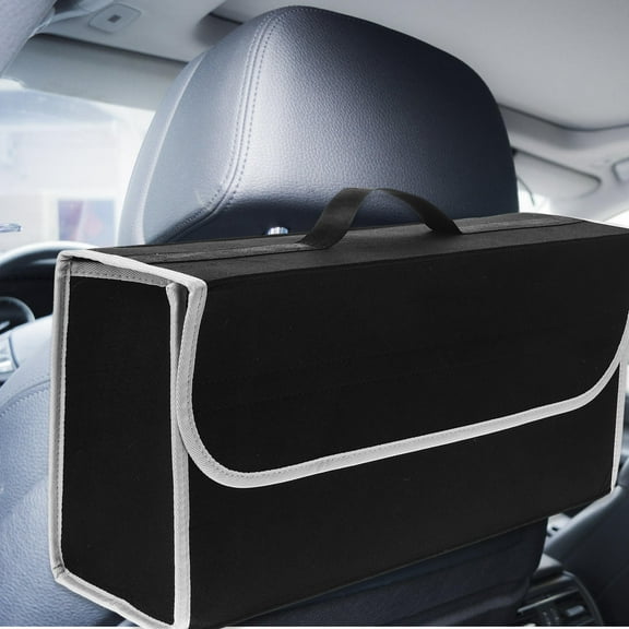 AURARMLET Trunk Storage Box Foldable Car Storage Box Black 1Pack