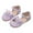 Light Purple, variant on Ccpelsie Girls Sparkle Princess Dress Shoes Bow Wedding Party Flower Bridesmaids Mary Jane Ballet Flats for Kid Toddler(Dark Purple,9)
