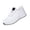 White, variant on Winter Running Shoes, Fleece Lined Winter Athletic Sneakers Casual Outdoor Walking, Warm Plush Lining Running Shoes Holiday Travel Wearing, Slip Resistant Cushion Sporty Footwear, Navy 8.5