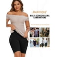 thumbnail image 5 of MANIFIQUE Shapewear for Women Tummy Control, High Waisted Faja Body Shaper Shorts Thigh Slimmer Girdle, 5 of 6