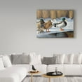 thumbnail image 3 of Trademark Fine Art 'Winter Ducks' Canvas Art by Wilhelm Goebel, 3 of 3