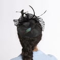 thumbnail image 4 of Sombrero fascinator Baoblaze Talla única Malla, 4 of 8