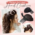 thumbnail image 4 of 2 uds. Almohadillas de esponja esponjosas para dar volumen al cabello de la frente, base de herramienta de inserción de peine, almohadilla de esponja pa, 4 of 10