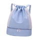 thumbnail image 4 of Mochila con cordón y correa de hombro ajustable, mochila deportiva, almacenamiento de baloncesto Azul, 4 of 9