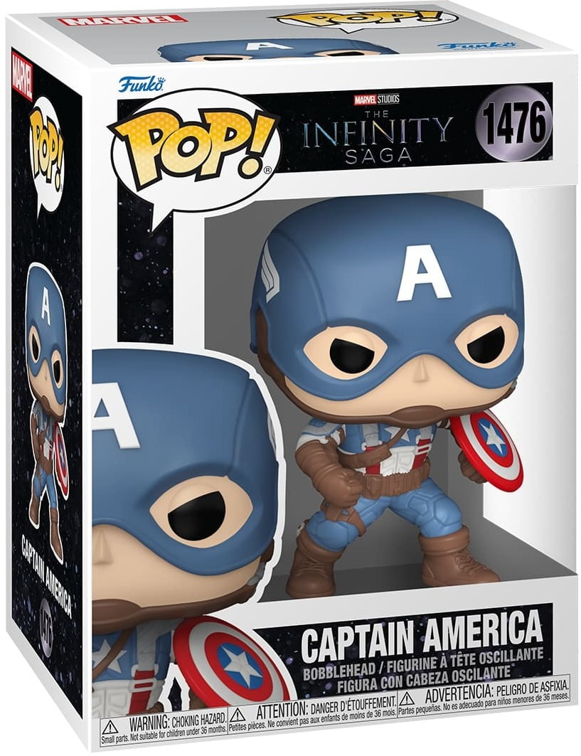 キャプテンアメリカ FUNKO POP アンソニーマッキー サイン MARVEL FUNKO POP! Marvel: The Infinity Saga - Captain America - Walmart.com