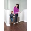 KidCo Advanta Stairway Child Safety Gate, Steel, White