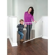 KidCo Advanta Stairway Child Safety Gate, Steel, White