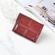thumbnail image 5 of Monedero pequeño con múltiples ranuras para tarjetas, estilo mini para niñas, para mujer, color rojo, 5 of 6