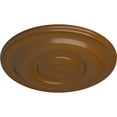 thumbnail image 3 of Ekena Millwork 18"OD x 1 1/2"P Niobe Ceiling Medallion (Fits Canopies up to 8 5/8"), Hand-Painted Smokey Topaz, 3 of 5