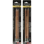 [2-PACK] - General Pencil Multipastel Chalk Pencils 2/Pkg - White