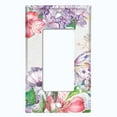 thumbnail image 5 of Metal Light Switch Plate Cover Mystical Floral Butterfly Garden Sketch FLW116, 5 of 13