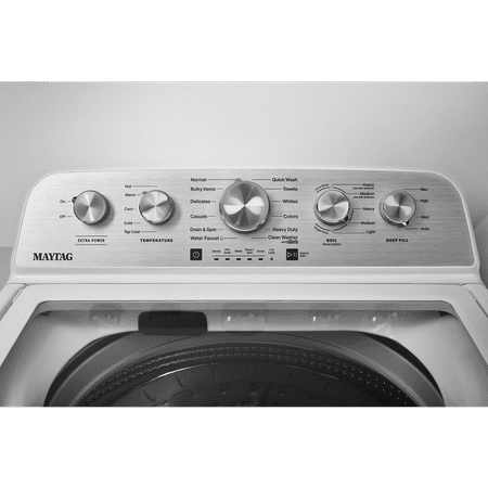 Maytag - 4.8 Cu. Ft. High Efficiency Top Load Washer with Extra Power Button - White
