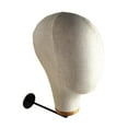 thumbnail image 1 of Soporte de peluca moderno en percha de peluca estable Beige Gloria Soporte para peluca montado en la pared, 1 of 8