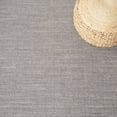 thumbnail image 6 of SAFAVIEH Kilim Roderick Solid Area Rug, Light Grey, 4' x 6', 6 of 8