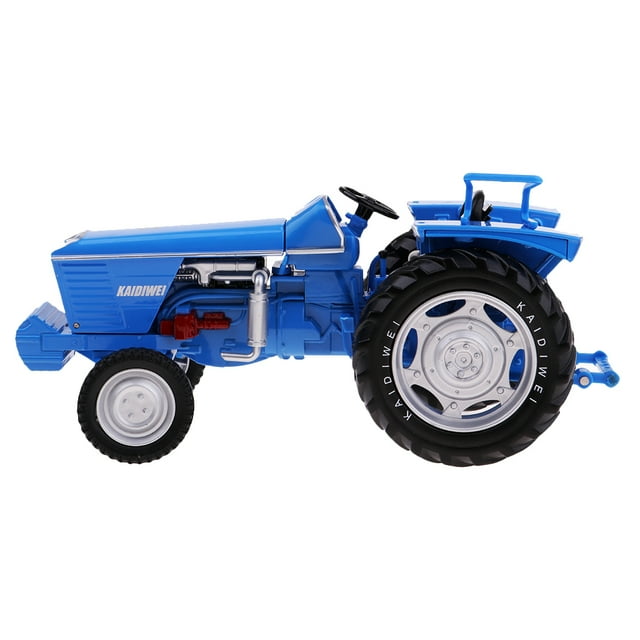 1:18 Blue Alloy Tractor Vehicle Toy for Home Table Decoration toy for kids Gift