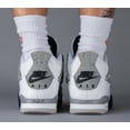 thumbnail image 3 of Nike Air Jordan 4 Rétro Blanc Ciment / FV5029-100 / Taille 12.5, 3 of 5