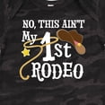 thumbnail image 4 of Inktastic No, This Ain't My 1st Rodeo Cowboy Hat and Lasso Boys or Girls Baby Bodysuit, 4 of 5