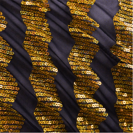 black gold sequin