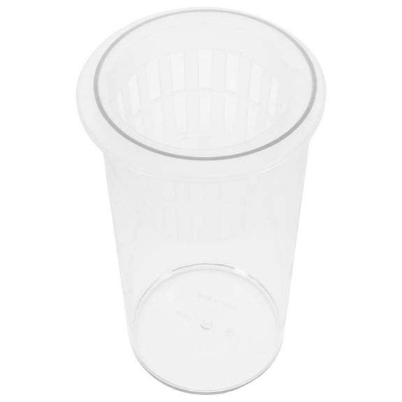 FOLOYORI Desktop Ornamental Fish Tank Transparent Living Room 1Pcs 7.7X4.25X3.6In