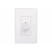 OSD Audio SLK 300W Screwless Knob In-Wall 300W Volume Control, Impedance Matching, White
