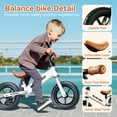 thumbnail image 3 of WLRETMCI Toddler Balance Bike for Boys Girls Age 2 to 5 Years 12" Kids Balance Bikes for Toddlers Gifts, White, 3 of 8