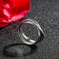 thumbnail image 5 of 925 Silver Ring-Women's Triple Ring,Size 7, 5 of 5