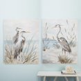 thumbnail image 4 of Two's Company Ensemble de 2 Oiseaux de Rivage Art Mural Peint à la Main, 4 of 4
