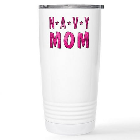 

CafePress - NAVY MOM Travel Mug - Insulated Stainless Steel Travel Tumbler 20 oz.