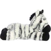 Aurora - Small White Mini Flopsie - 8 Zany - Adorable Stuffed Animal