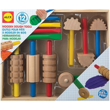 Alex Toys Wooden Dough Tools 11/Pkg