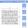 thumbnail image 5 of SKYSONIC Cute Dachshund Dog Washcloths Set of 6, Highly Absorbent Soft Cotton Fingertip Towels for Bathroom, Kitchen, Gym, Spa, Home Decor 12x12 Inch, 5 of 7